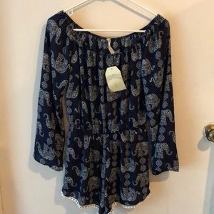 NWT Elephant Romper